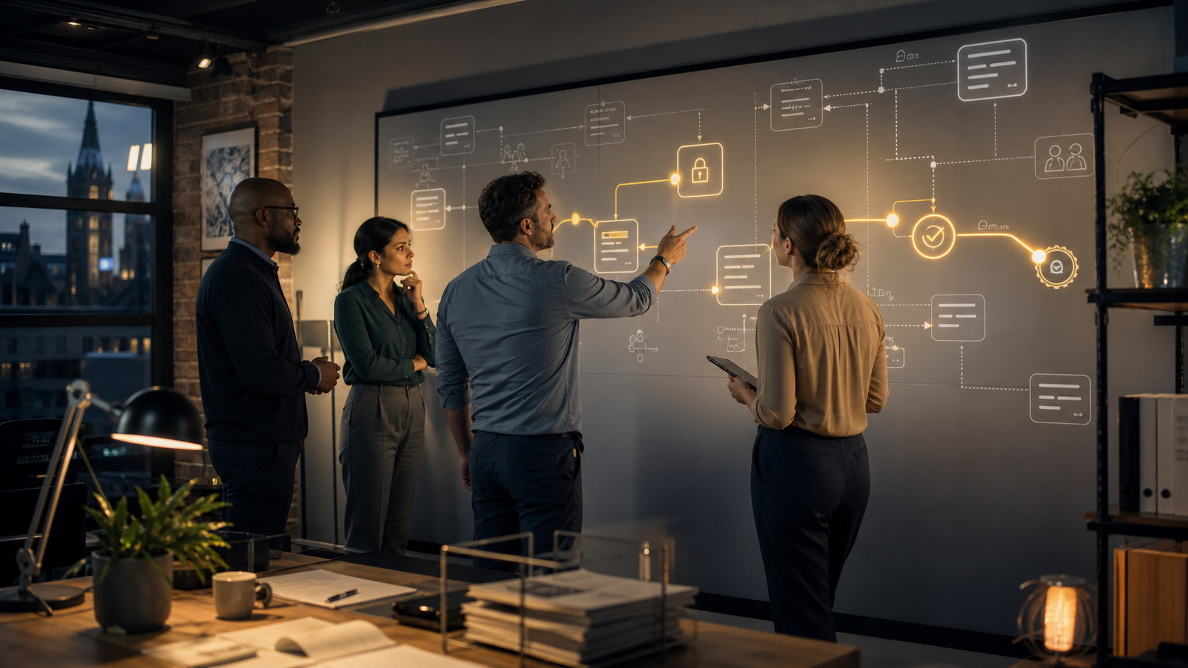 AI agents for UK businesses operating through secure connected SME systems
